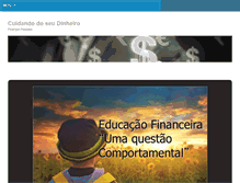 Tablet Screenshot of cuidandodoseudinheiro.com